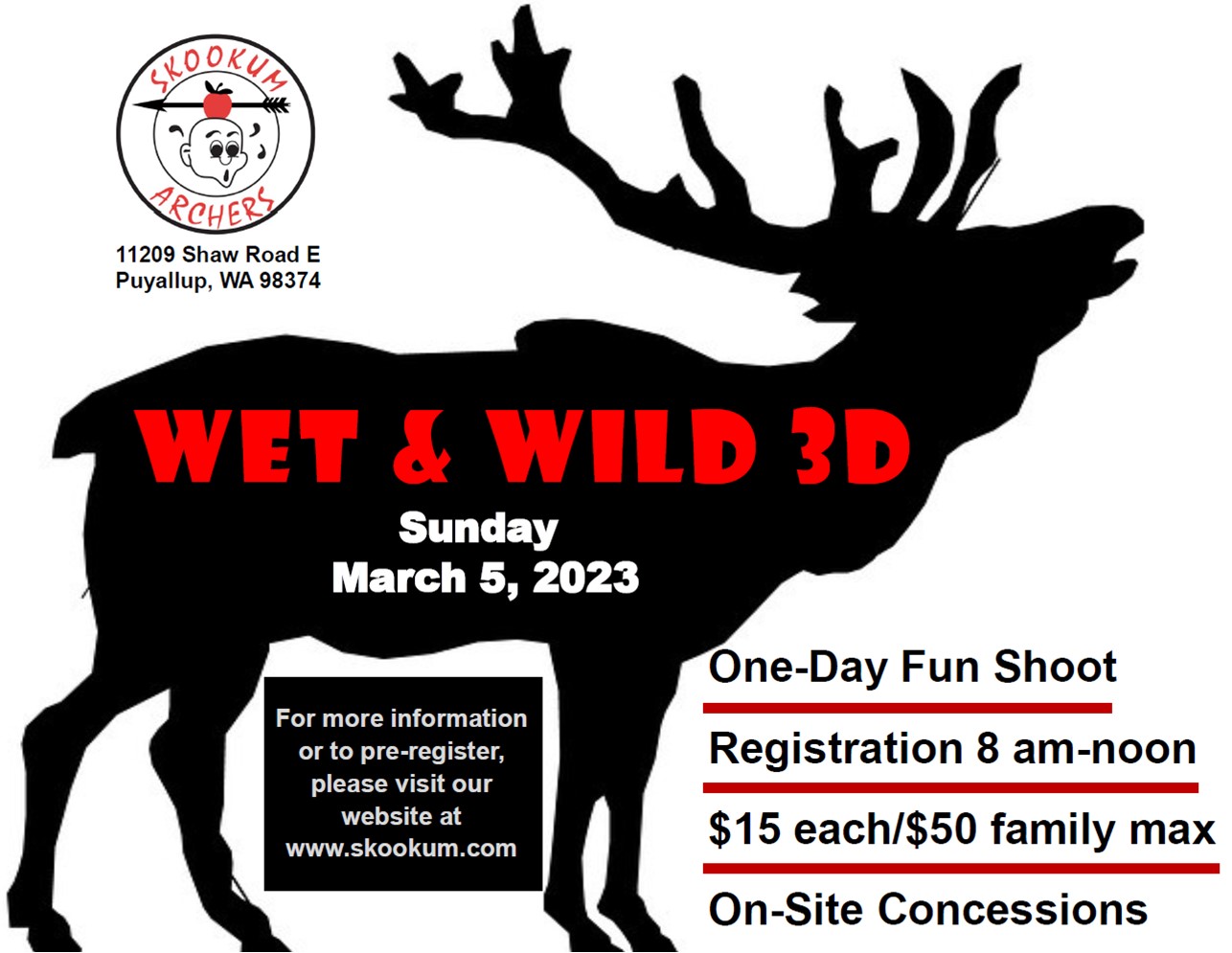 WetnWild 3d Fun Shoot Skookum Archers Club & Range